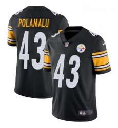 Mens Nike Pittsburgh Steelers 43 Troy Polamalu Black Team Color Vapor Untouchable Limited Player NFL Jersey Mens Nike Pittsburgh Steelers 43 Troy Polamalu Black Team Color Vapor Untouchable Limited Player NFL Jersey