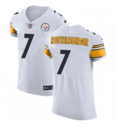 Mens Nike Pittsburgh Steelers 7 Ben Roethlisberger White Vapor Untouchable Elite Player NFL Jersey Mens Nike Pittsburgh Steelers 7 Ben Roethlisberger White Vapor Untouchable Elite Player NFL Jersey
