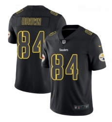Mens Nike Pittsburgh Steelers 84 Antonio Brown Limited Black Rush Impact NFL Jersey Mens Nike Pittsburgh Steelers 84 Antonio Brown Limited Black Rush Impact NFL Jersey