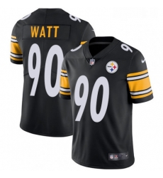 Mens Nike Pittsburgh Steelers 90 T J Watt Black Team Color Vapor Untouchable Limited Player NFL Jersey Mens Nike Pittsburgh Steelers 90 T J Watt Black Team Color Vapor Untouchable Limited Player NFL Jersey