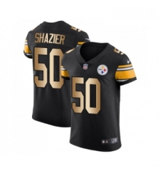 Mens Pittsburgh Steelers 50 Ryan Shazier Elite Black Gold Team Color Football Jersey Mens Pittsburgh Steelers 50 Ryan Shazier Elite Black Gold Team Color Football Jersey