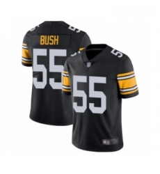 Mens Pittsburgh Steelers 55 Devin Bush Black Alternate Vapor Untouchable Limited Player Football Jersey Mens Pittsburgh Steelers 55 Devin Bush Black Alternate Vapor Untouchable Limited Player Football Jersey