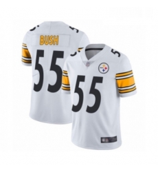 Mens Pittsburgh Steelers 55 Devin Bush White Vapor Untouchable Limited Player Football Jersey Mens Pittsburgh Steelers 55 Devin Bush White Vapor Untouchable Limited Player Football Jersey