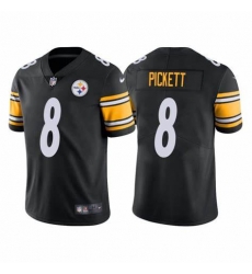 Men's Pittsburgh Steelers 8 Kenny Pickett 2022 NFL Draft Black Vapor Limited Jersey Men's Pittsburgh Steelers 8 Kenny Pickett 2022 NFL Draft Black Vapor Limited Jersey
