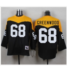 Mitchell And Ness 1967 Pittsburgh Steelers 68 L C Greenwood Black Yelllow Throwback Men 27s Stitche Mitchell And Ness 1967 Pittsburgh Steelers 68 L C Greenwood Black Yelllow Throwback Men 27s Stitche