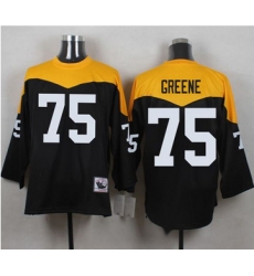 Mitchell And Ness 1967 Pittsburgh Steelers 75 Joe Greene Black Yelllow Throwback Men 27s Stitched N Mitchell And Ness 1967 Pittsburgh Steelers 75 Joe Greene Black Yelllow Throwback Men 27s Stitched N