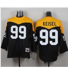 Mitchell And Ness 1967 Pittsburgh Steelers 99 Brett Keisel Black Yelllow Throwback Men 27s Stitched Mitchell And Ness 1967 Pittsburgh Steelers 99 Brett Keisel Black Yelllow Throwback Men 27s Stitched