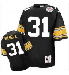 Mitchell And Ness Steelers 31 Donnie Shell Black Stitched NFL Jersey Mitchell And Ness Steelers 31 Donnie Shell Black Stitched NFL Jersey