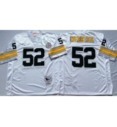 Mitchell And Ness Steelers #52 mike webster white Throwback Stitched NFL Jersey Mitchell And Ness Steelers #52 mike webster white Throwback Stitched NFL Jersey