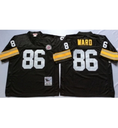 Mitchell And Ness Steelers #86 Hines Ward Black Throwback Stitched NFL Jersey Mitchell And Ness Steelers #86 Hines Ward Black Throwback Stitched NFL Jersey