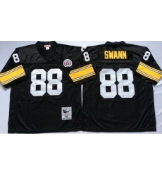 Mitchell And Ness Steelers #88 Lynn Swann Black Throwback Stitched NFL Jersey Mitchell And Ness Steelers #88 Lynn Swann Black Throwback Stitched NFL Jersey