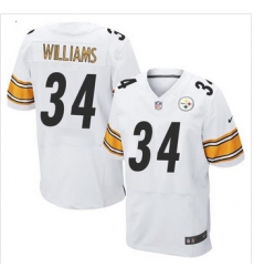 New Pittsburgh Steelers #34 DeAngelo Williams White Mens Stitched NFL Elite Jersey New Pittsburgh Steelers #34 DeAngelo Williams White Mens Stitched NFL Elite Jersey
