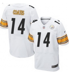 Nike Pittsburgh Steelers #14 Sammie Coates White Mens Stitched NFL Elite Jersey Nike Pittsburgh Steelers #14 Sammie Coates White Mens Stitched NFL Elite Jersey