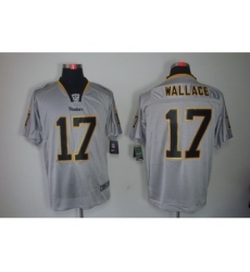 Nike Pittsburgh Steelers 17 Mike Wallace Grey Elite Lights Out NFL Jersey Nike Pittsburgh Steelers 17 Mike Wallace Grey Elite Lights Out NFL Jersey
