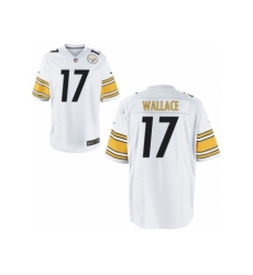 Nike Pittsburgh Steelers 17 Mike Wallace White Game NFL Jersey Nike Pittsburgh Steelers 17 Mike Wallace White Game NFL Jersey