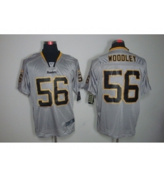 Nike Pittsburgh Steelers 56 Lamarr Woodley Grey Elite Lights Out NFL Jersey Nike Pittsburgh Steelers 56 Lamarr Woodley Grey Elite Lights Out NFL Jersey