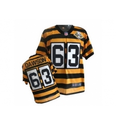 Nike Pittsburgh Steelers 63 Dermontti Dawson Yellow Black Elite 80TH Anniversary Throwback NFL Jersey Nike Pittsburgh Steelers 63 Dermontti Dawson Yellow Black Elite 80TH Anniversary Throwback NFL Jersey