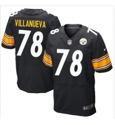 Nike Pittsburgh Steelers #78 Alejandro Villanueva Black Team Color Men 27s Stitched NFL Elite Jersey Nike Pittsburgh Steelers #78 Alejandro Villanueva Black Team Color Men 27s Stitched NFL Elite Jersey