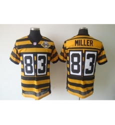 Nike Pittsburgh Steelers 83 Heath Miller Yellow Black Elite 80TH Throwback NFL Jersey Nike Pittsburgh Steelers 83 Heath Miller Yellow Black Elite 80TH Throwback NFL Jersey