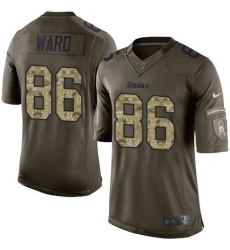 Nike Pittsburgh Steelers #86 Hines Ward Green Men 27s Stitched NFL Limited Salute to Service Jersey Nike Pittsburgh Steelers #86 Hines Ward Green Men 27s Stitched NFL Limited Salute to Service Jersey
