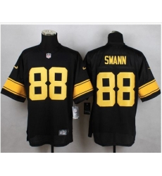 Nike Pittsburgh Steelers #88 Lynn Swann Black(Gold No.) Mens Stitched NFL Elite Jersey Nike Pittsburgh Steelers #88 Lynn Swann Black(Gold No.) Mens Stitched NFL Elite Jersey