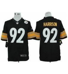 Nike Pittsburgh Steelers 92 James Harrison Black Limited NFL Jersey Nike Pittsburgh Steelers 92 James Harrison Black Limited NFL Jersey