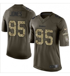 Nike Pittsburgh Steelers #95 Jarvis Jones Green Men 27s Stitched NFL Limited Salute to Service Jersey Nike Pittsburgh Steelers #95 Jarvis Jones Green Men 27s Stitched NFL Limited Salute to Service Jersey
