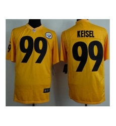 Nike Pittsburgh Steelers 99 Brett Keisel Yellow Game NFL Jersey Nike Pittsburgh Steelers 99 Brett Keisel Yellow Game NFL Jersey