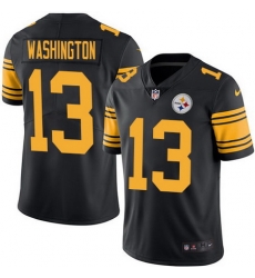 Nike Steelers #13 James Washington Black Mens Stitched NFL Limited Rush Jersey Nike Steelers #13 James Washington Black Mens Stitched NFL Limited Rush Jersey