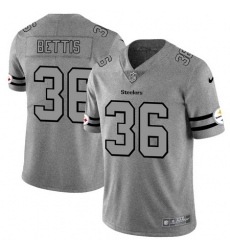 Nike Steelers 36 Jerome Bettis 2019 Gray Gridiron Gray Vapor Untouchable Limited Jersey Nike Steelers 36 Jerome Bettis 2019 Gray Gridiron Gray Vapor Untouchable Limited Jersey