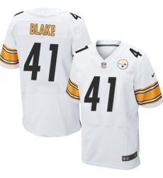 Nike Steelers #41 Antwon Blake White Mens Stitched NFL Elite Jersey Nike Steelers #41 Antwon Blake White Mens Stitched NFL Elite Jersey