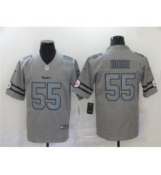 Nike Steelers 55 Devin Bush 2019 Gray Gridiron Gray Vapor Untouchable Limited Jersey Nike Steelers 55 Devin Bush 2019 Gray Gridiron Gray Vapor Untouchable Limited Jersey