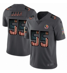Nike Steelers 55 Devin Bush 2019 Salute To Service USA Flag Fashion Limited Jersey Nike Steelers 55 Devin Bush 2019 Salute To Service USA Flag Fashion Limited Jersey