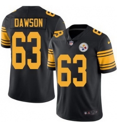 Nike Steelers #63 Dermontti Dawson Black Mens Stitched NFL Limited Rush Jersey Nike Steelers #63 Dermontti Dawson Black Mens Stitched NFL Limited Rush Jersey