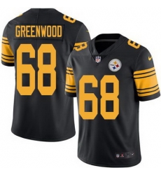 Nike Steelers #68 L C Greenwood Black Mens Stitched NFL Limited Rush Jersey Nike Steelers #68 L C Greenwood Black Mens Stitched NFL Limited Rush Jersey