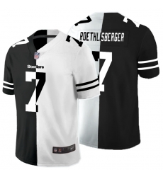 Nike Steelers 7 Ben Roethlisberger Black And White Split Vapor Untouchable Limited Jersey Nike Steelers 7 Ben Roethlisberger Black And White Split Vapor Untouchable Limited Jersey