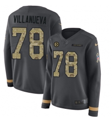 Nike Steelers 78 Alejandro Villanueva Anthracite Salute to Service Limited Jersey Nike Steelers 78 Alejandro Villanueva Anthracite Salute to Service Limited Jersey