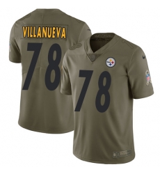 Nike Steelers #78 Alejandro Villanueva Olive Mens Stitched NFL Limited 2017 Salute to Service Jersey Nike Steelers #78 Alejandro Villanueva Olive Mens Stitched NFL Limited 2017 Salute to Service Jersey