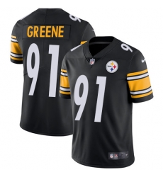 Nike Steelers #91 Kevin Greene Black Team Color Mens Stitched NFL Vapor Untouchable Limited Jersey Nike Steelers #91 Kevin Greene Black Team Color Mens Stitched NFL Vapor Untouchable Limited Jersey