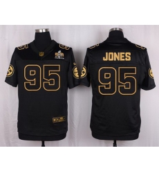 Nike Steelers #95 Jarvis Jones Black Mens Stitched NFL Elite Pro Line Gold Collection Jersey Nike Steelers #95 Jarvis Jones Black Mens Stitched NFL Elite Pro Line Gold Collection Jersey