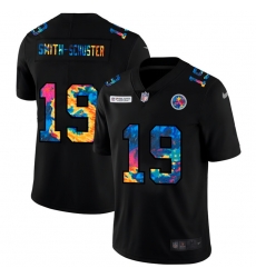 Pittsburgh Steelers 19 JuJu Smith Schuster Men Nike Multi Color Black 2020 NFL Crucial Catch Vapor Untouchable Limited Jersey Pittsburgh Steelers 19 JuJu Smith Schuster Men Nike Multi Color Black 2020 NFL Crucial Catch Vapor Untouchable Limited Jersey