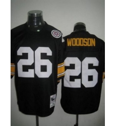 Pittsburgh Steelers 26 Rod Woodson Black Mitchell And Ness Jersey Pittsburgh Steelers 26 Rod Woodson Black Mitchell And Ness Jersey