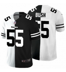 Pittsburgh Steelers 55 Devin Bush Men Black V White Peace Split Nike Vapor Untouchable Limited NFL Jersey Pittsburgh Steelers 55 Devin Bush Men Black V White Peace Split Nike Vapor Untouchable Limited NFL Jersey