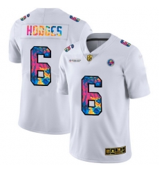 Pittsburgh Steelers 6 Devlin Hodges Men White Nike Multi Color 2020 NFL Crucial Catch Limited NFL Jersey Pittsburgh Steelers 6 Devlin Hodges Men White Nike Multi Color 2020 NFL Crucial Catch Limited NFL Jersey
