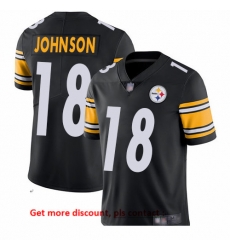 Steelers 18 Diontae Johnson Black Team Color Men Stitched Football Vapor Untouchable Limited Jersey Steelers 18 Diontae Johnson Black Team Color Men Stitched Football Vapor Untouchable Limited Jersey