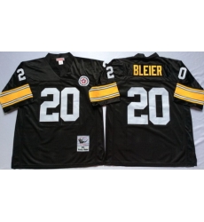 Steelers 20 Rocky Bleier Black Throwback Jersey Steelers 20 Rocky Bleier Black Throwback Jersey
