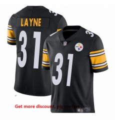 Steelers 31 Justin Layne Black Team Color Men Stitched Football Vapor Untouchable Limited Jersey Steelers 31 Justin Layne Black Team Color Men Stitched Football Vapor Untouchable Limited Jersey