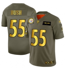Steelers 55 Devin Bush Camo Gold Men Stitched Football Limited 2019 Salute To Service Jersey Steelers 55 Devin Bush Camo Gold Men Stitched Football Limited 2019 Salute To Service Jersey