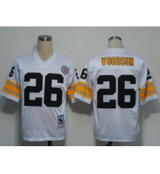 nfl pittsburgh steelers 26 woodson throwback white nfl pittsburgh steelers 26 woodson throwback white