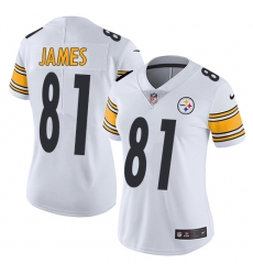 Nike Steelers #81 Jesse James White Womens Stitched NFL Vapor Untouchable Limited Jersey Nike Steelers #81 Jesse James White Womens Stitched NFL Vapor Untouchable Limited Jersey